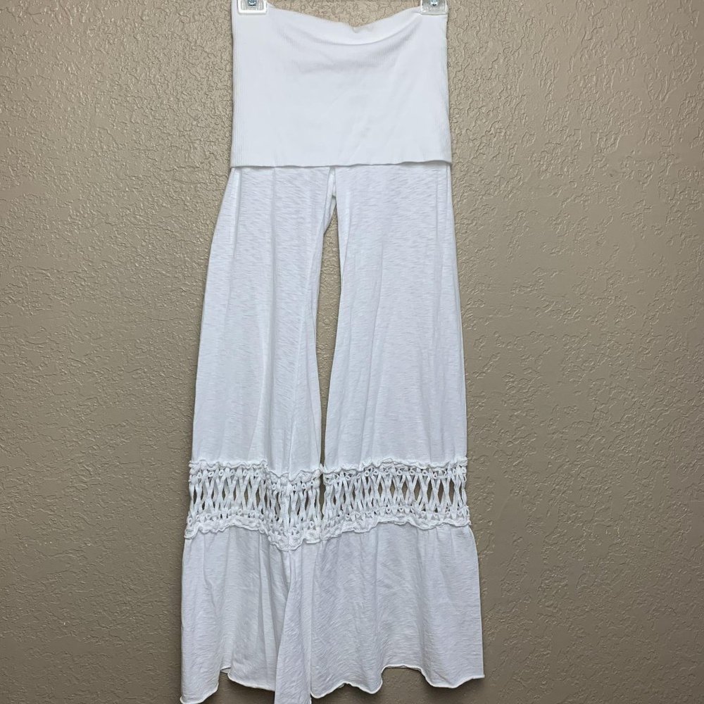 Nightcap Foldover Beach Pants SZ 3 M Flare Leg